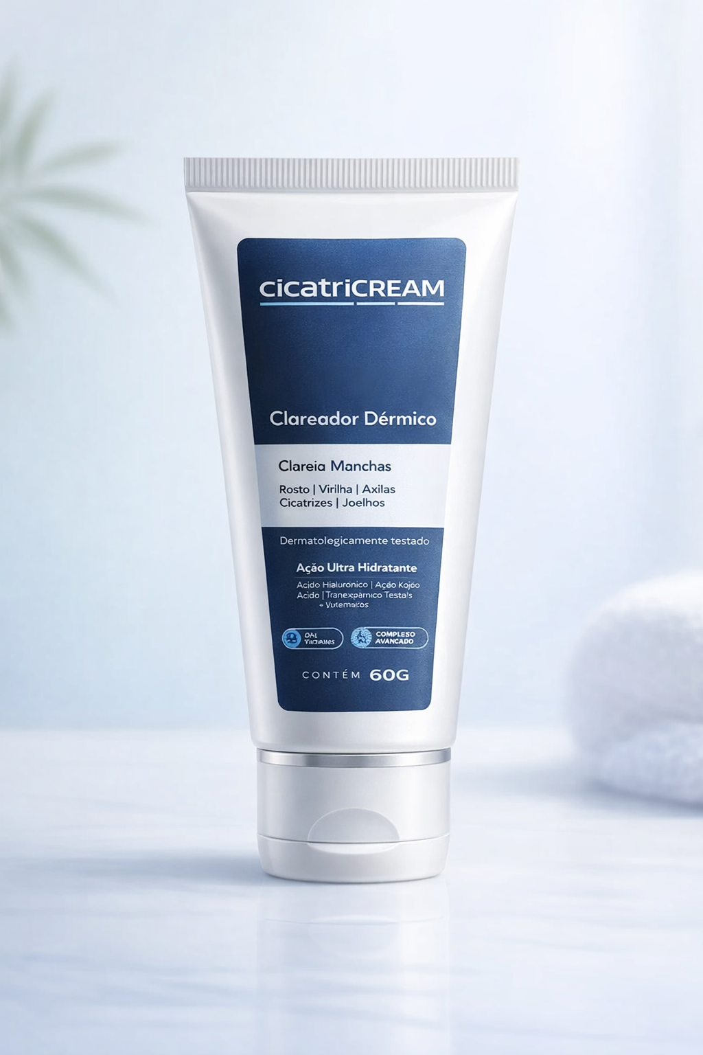 Creme Clareador de Pele Contra Manchas e Melasma - 60g